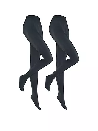 HUDSON | Collant fin SIMPLY 40 lot de 2 noir | blau